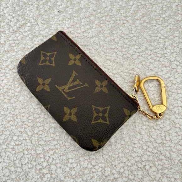Louis Vuitton Monogram Pochette Cles Wallet Coin Purse - Picture 4 of 5